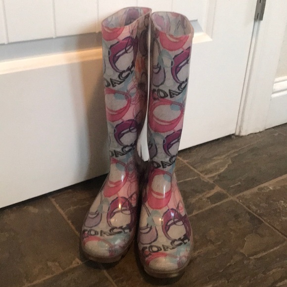 Coach Rain Boots - Picture 2 of 2